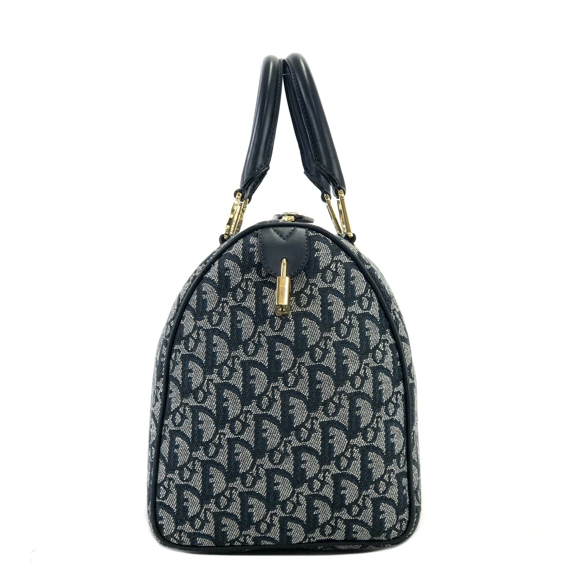 Christian Dior ディオール　ボストンバッグ　トロッター　ジャガード 楽天市場】Christian Dior トロッター ミニボストンバッグ