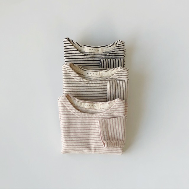 basic stripe tee / monbebe