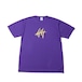 LC丨オンコートTシャツ CLAW MARKSロゴ(PURPLE×YELLOW）