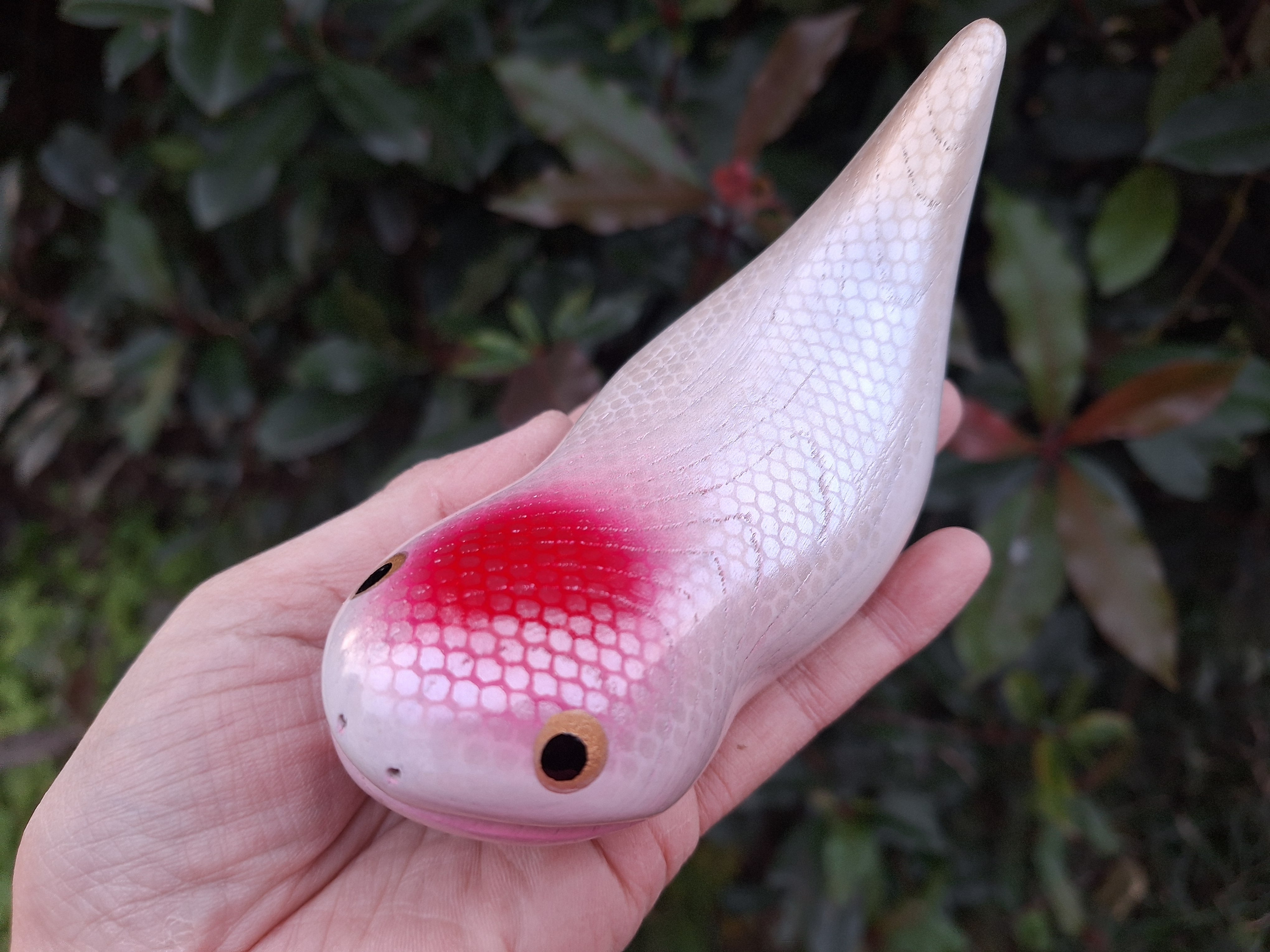 シマヘビ striped snake | 工房西岡 woodcraft animals シマヘビ striped snake | 工房西岡 woodcraft animals
