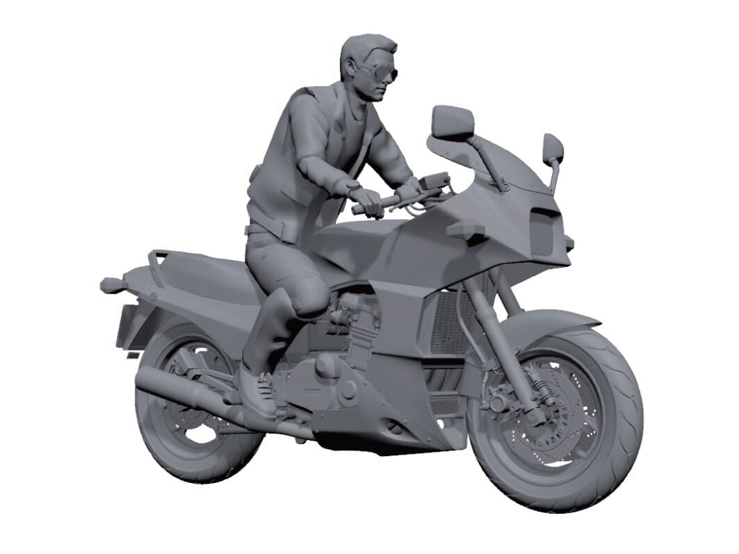 1/72 トップライダー バイク＆フィギュア2体 set | modelink