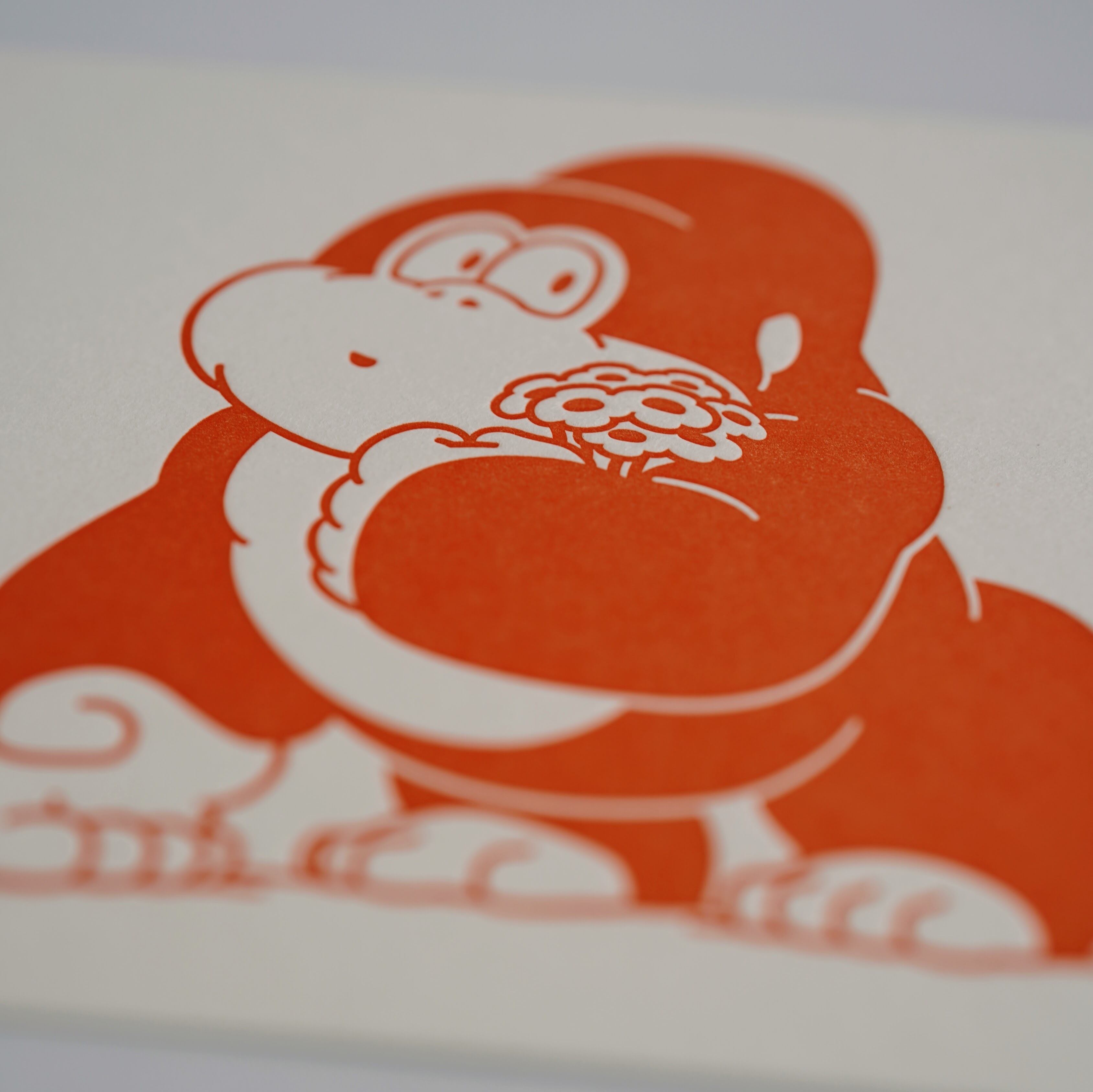 Postcard / Joe with a Bouquet | MONKEY CRAB