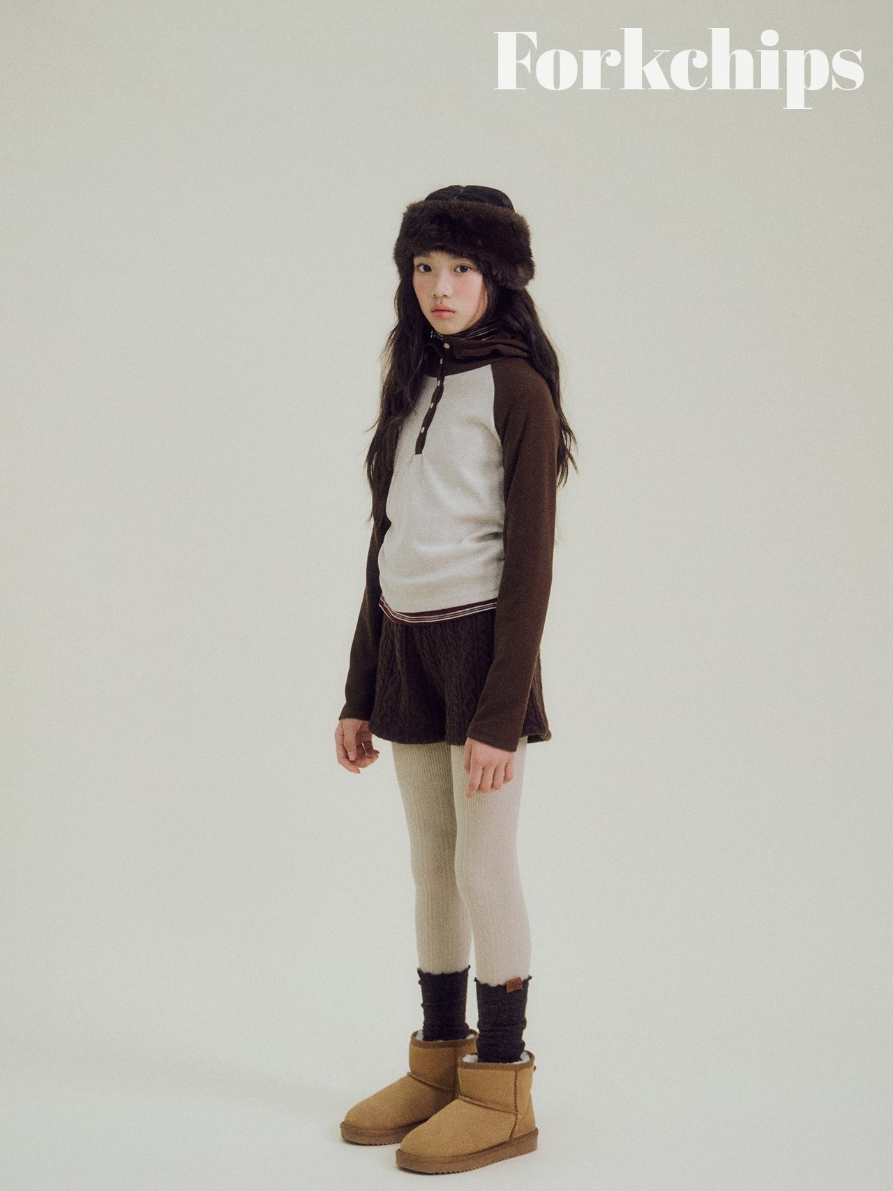 FORK CHIPS［取寄］dow hood tee 26winter