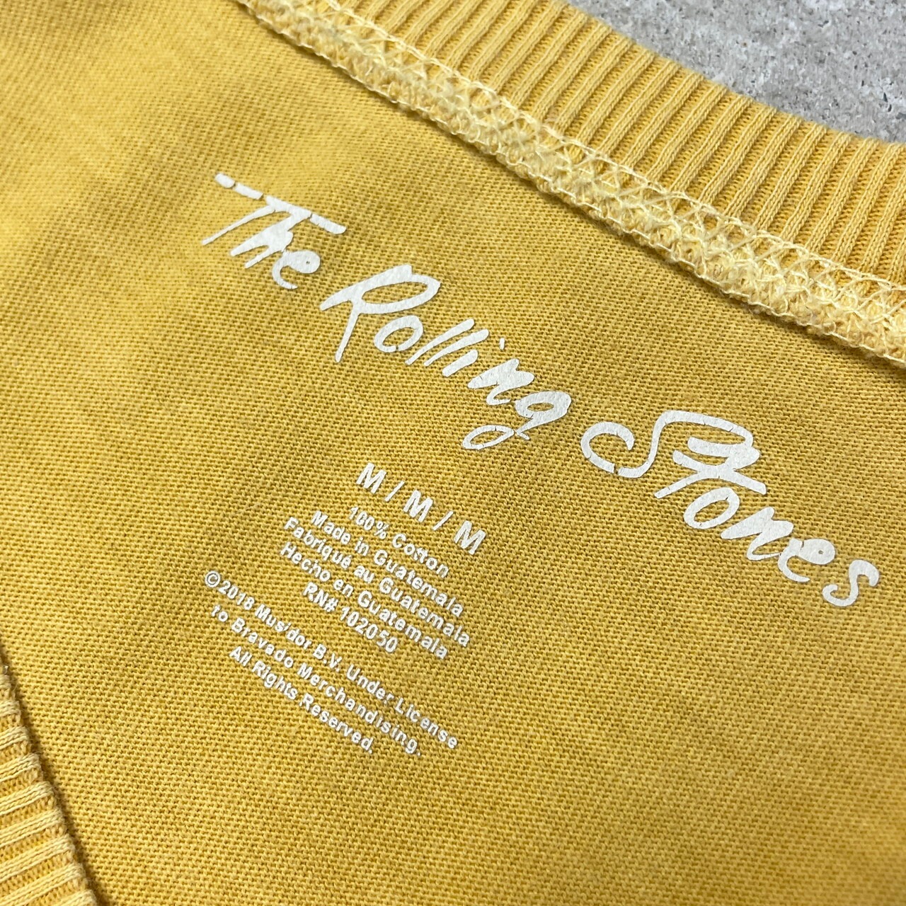 The Rolling Stones ローリングストーンズ 国旗 ロゴプリント バンドT 