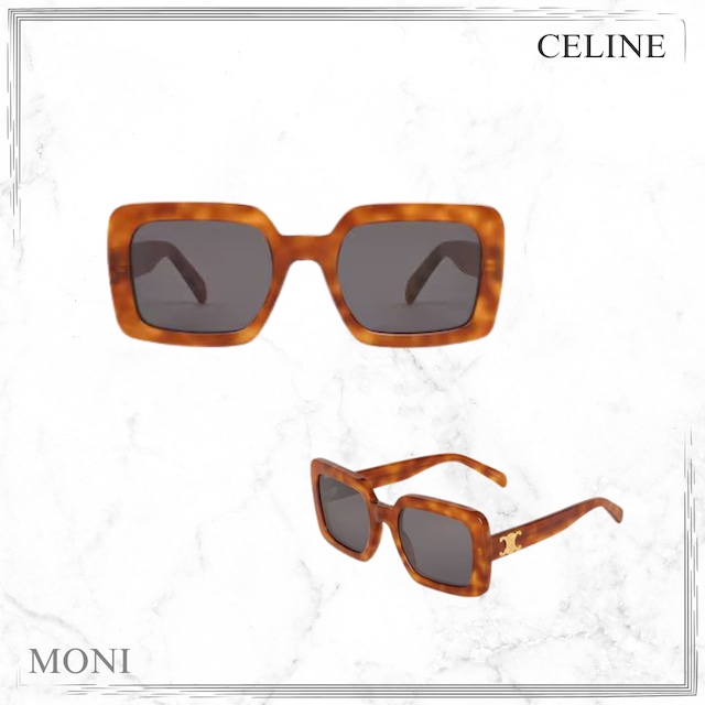 【CELINE】トリオンフ 09 サングラス アセテート★キャメル サングラス | moni