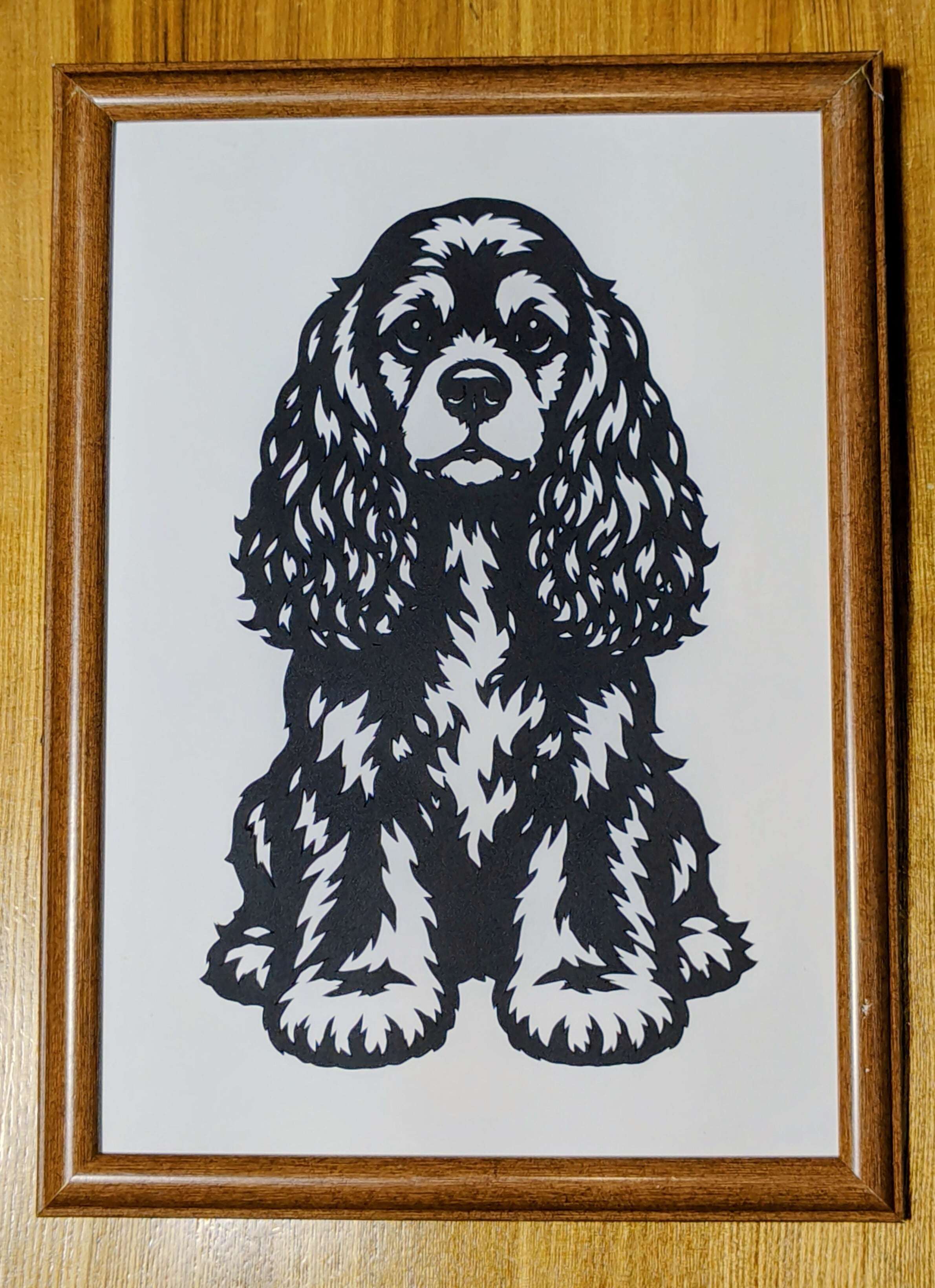 切り絵 シーズーちゃん | Miyu工房 Paper Cutting