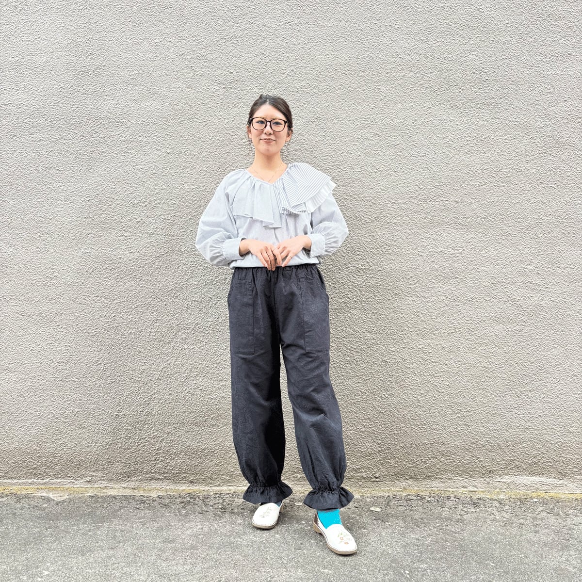 ドロワーズ　ペイズリーブラック