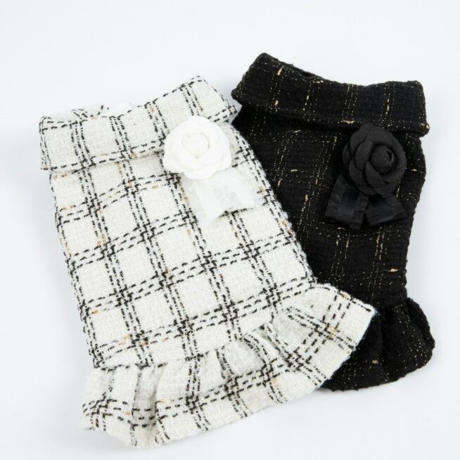 大人気 海外セレブ風ツイードワンピース 807 Candydogg