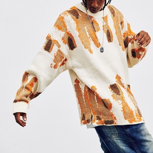 【DRIP0922】APLN Striped Round Neck Knit Sweater