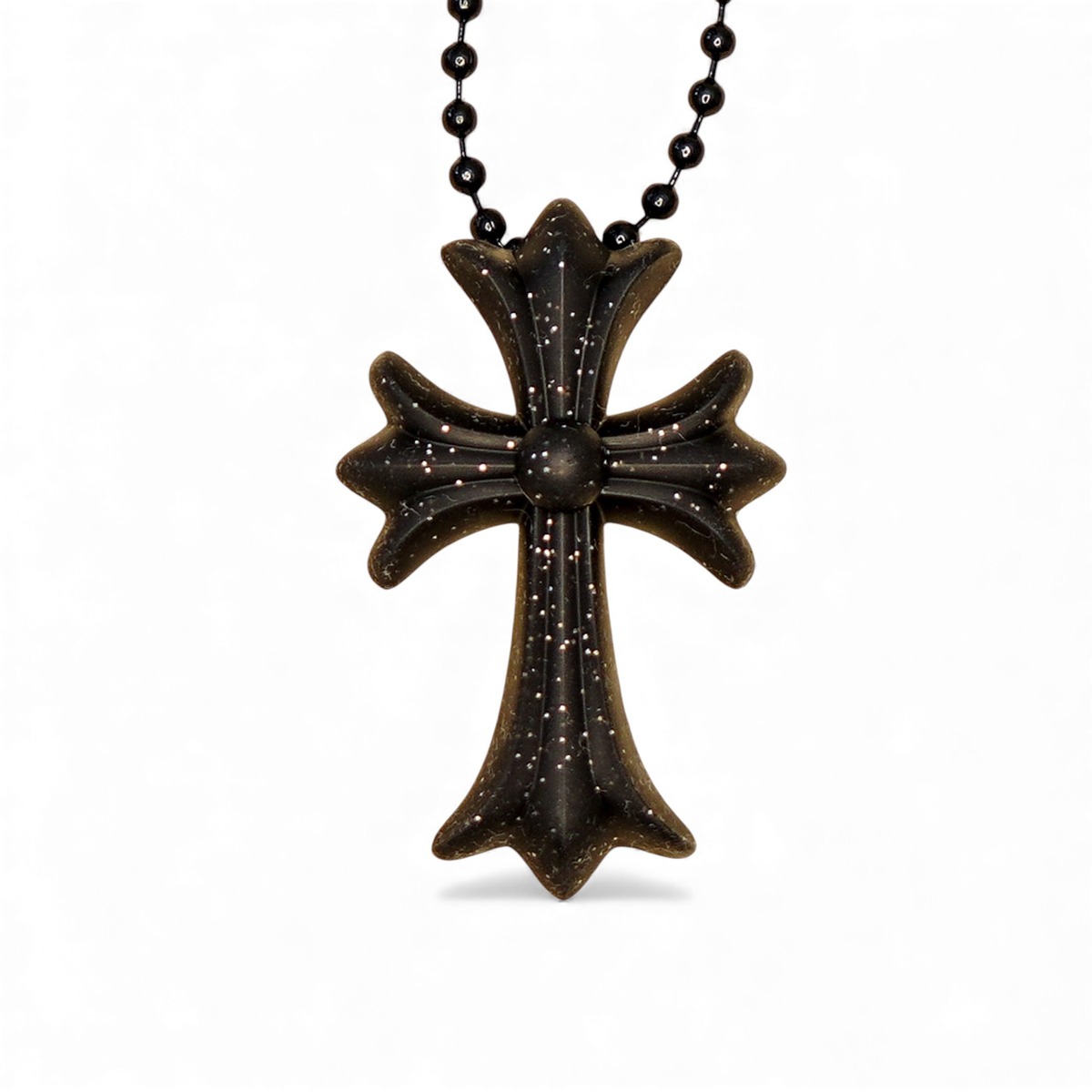 CHROME HEARTS クロムハーツ シリコン ラバー クロス ネックレス 