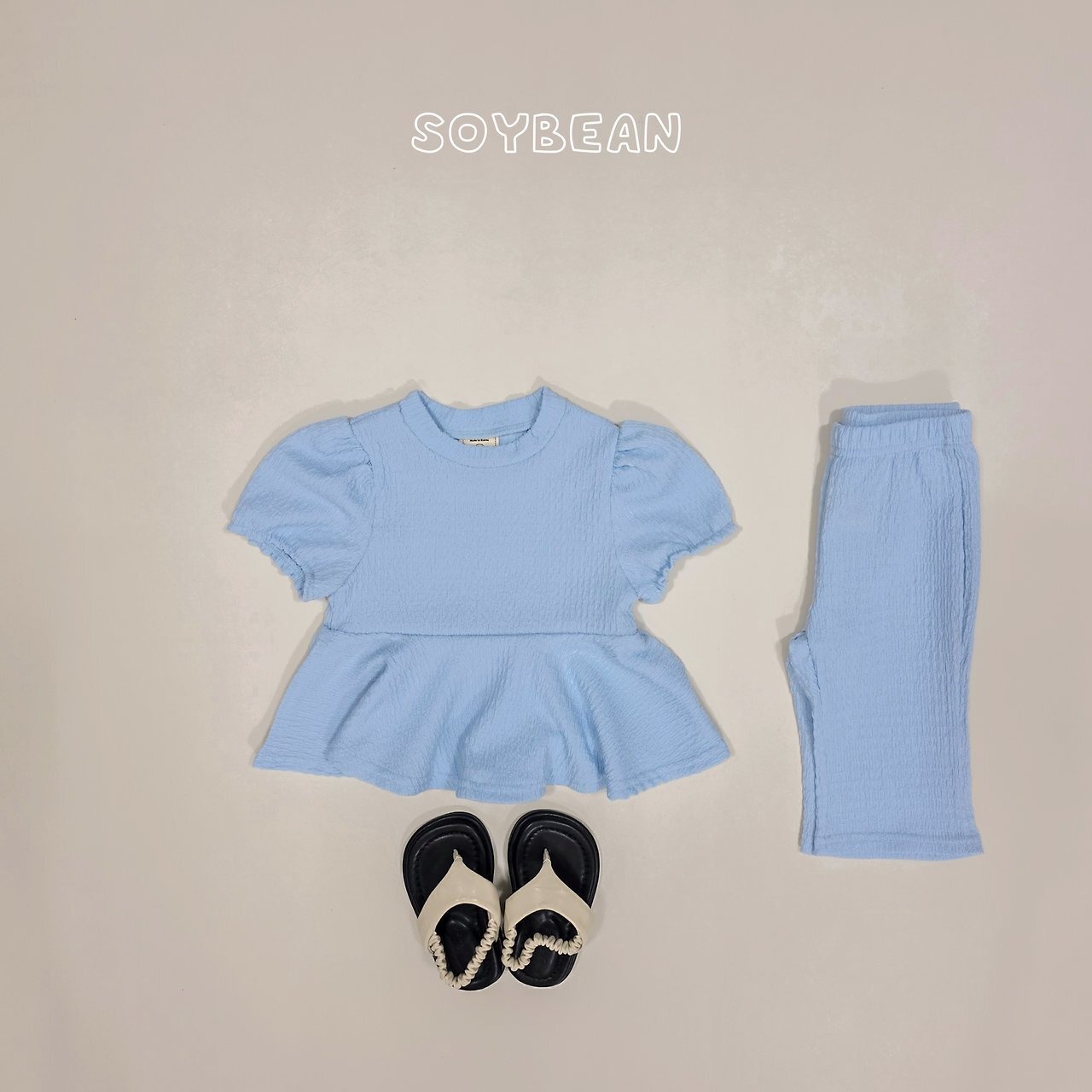 【取寄/韓国直送】SOYBEAN 26/SM フリル上下セット｜夏服｜韓国子供服