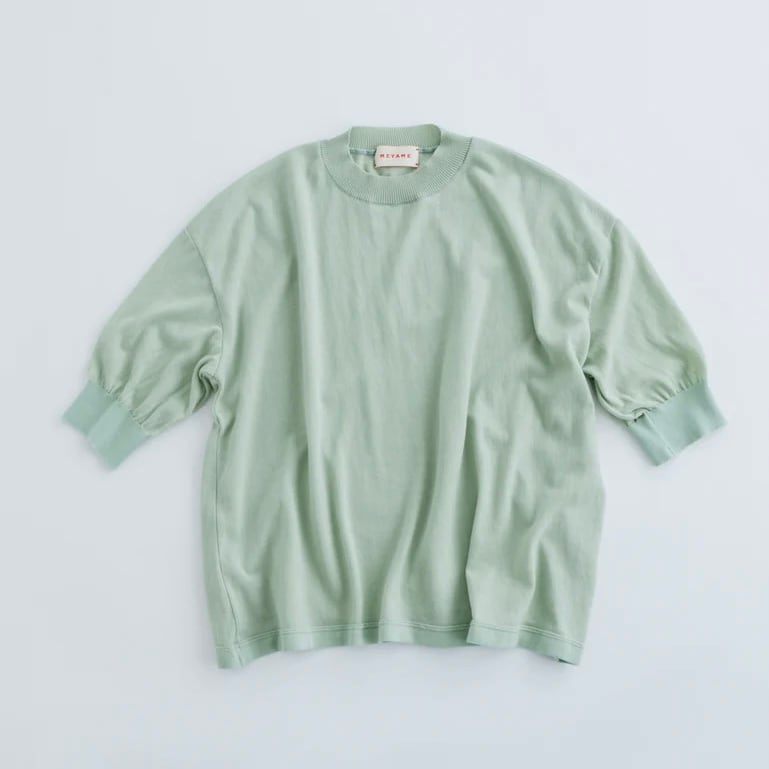 【未使用品】MEYAME COTTON KNIT TEE MEYAME │COTTON KNIT TEE （5 colors） | robin ASO