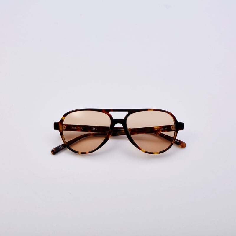 THINGLASS "TAKA" HAVANA×LIGHT BALANCING BROWN