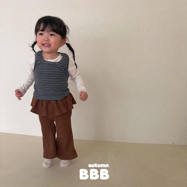 《予約》送料無料【Bella bambina】Momo Tiered Pants