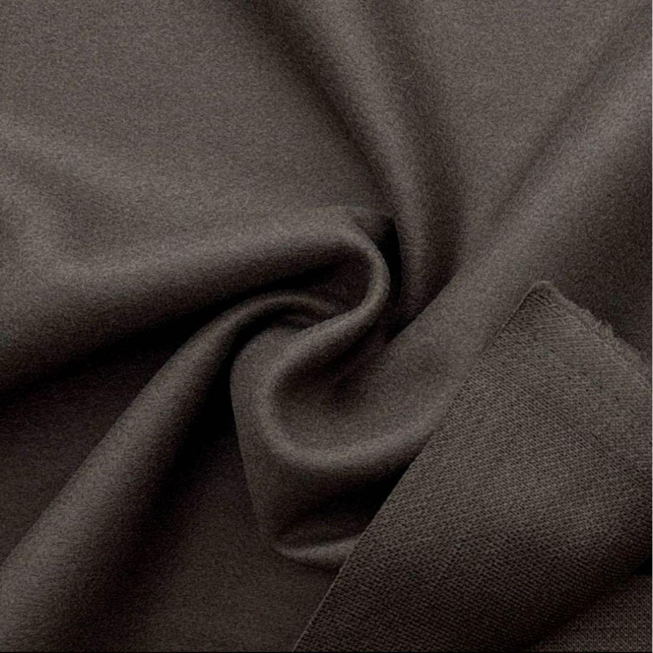 ★NY157◆1.9m◆アクリル100%フラノ調ニット生地◆チャコールグレー