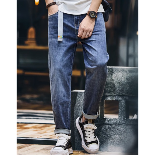 ヴィンテージウォッシュ テーパードデニム 10132