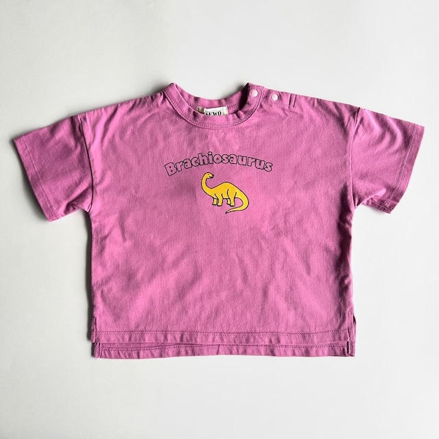NeWo恐竜Tシャツ【80-120cm】Pink