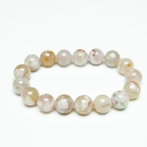 チェリーブロッサムアゲート ブレスレット 桜瑪瑙 12mm [M便 1/10] 111-26414
