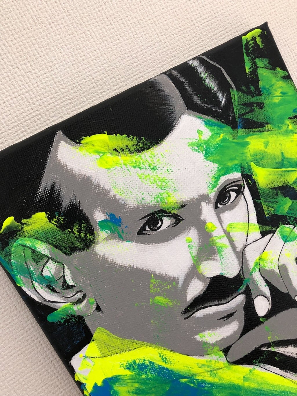 ニコラ・テスラ 絵画 原画 キャンバス ニコラ・テスラ 絵画 原画 キャンバス ニコラ・テスラ 絵画 原画