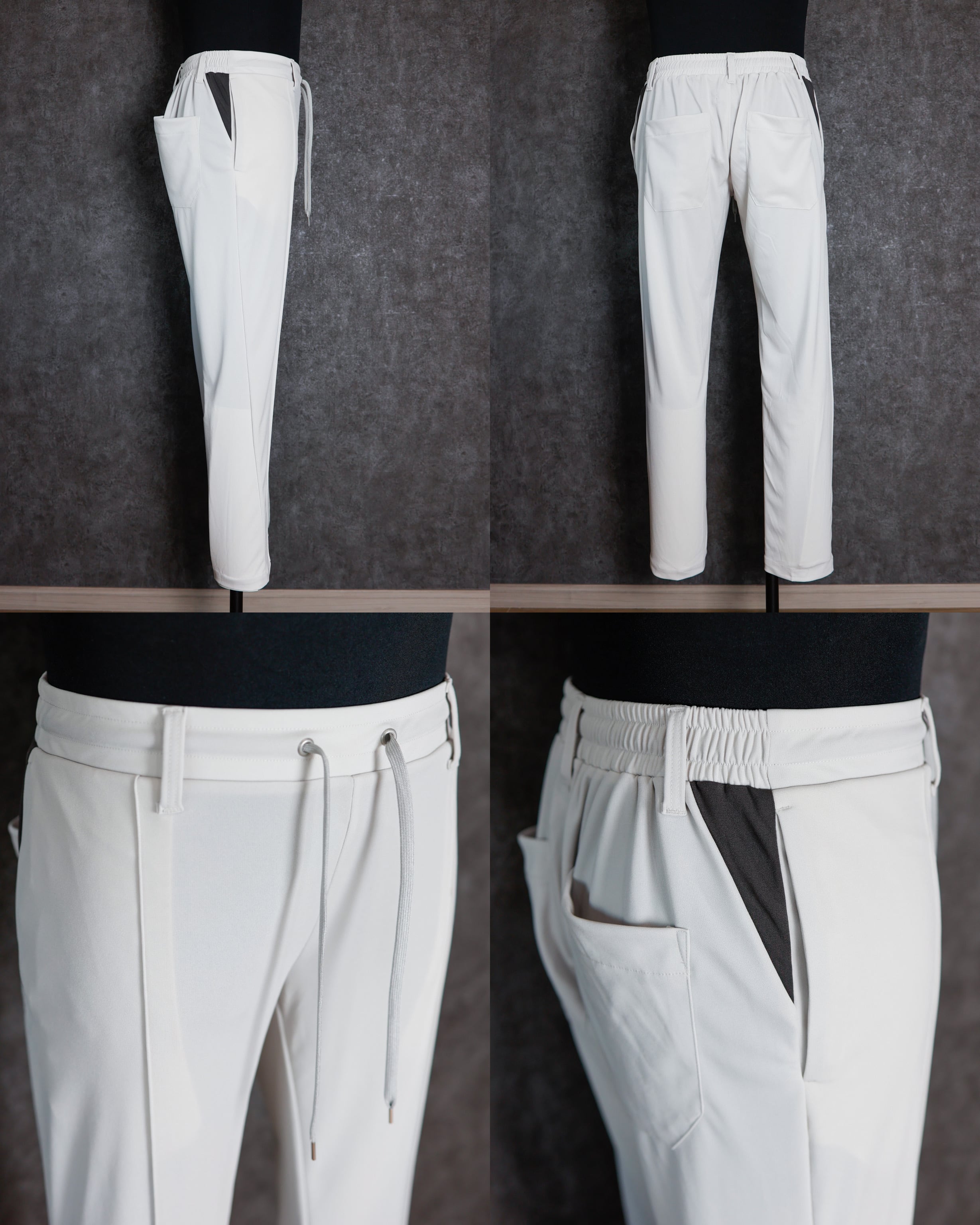 即日発送】Luxspo Pleats Jersey Pant【接触冷感・ストレッチ 