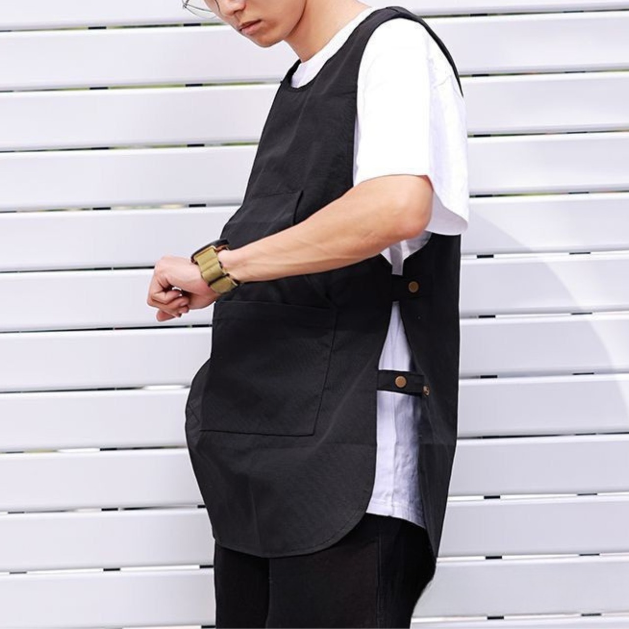 【City Utility】ワークエプロンベスト　TB1996・画像4