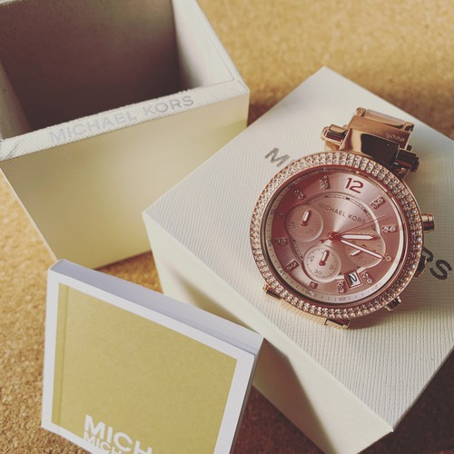 【39mm】MICHAEL KORS 腕時計 MK5896 ピンクゴールド EX039