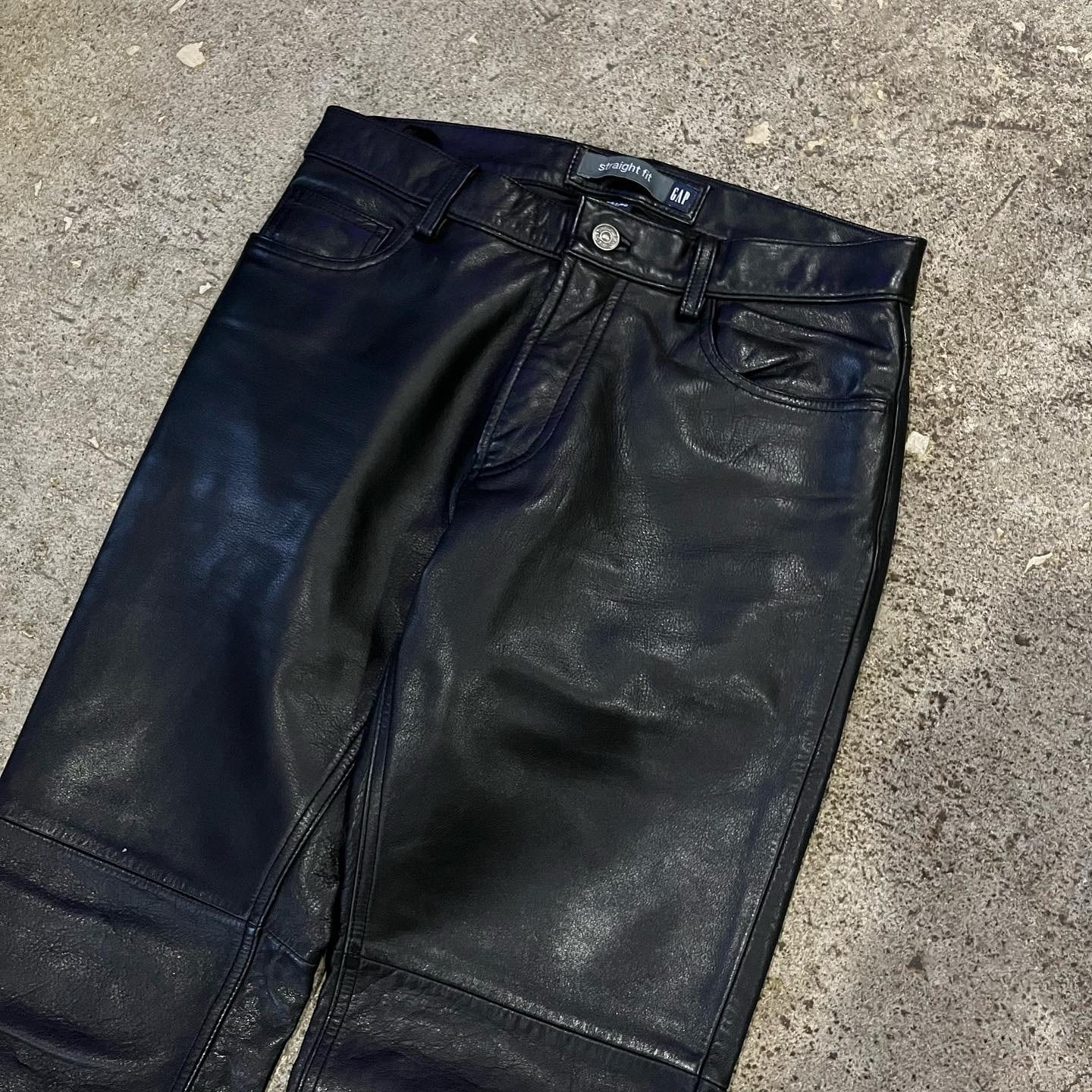 old GAP leather pants | What'z up