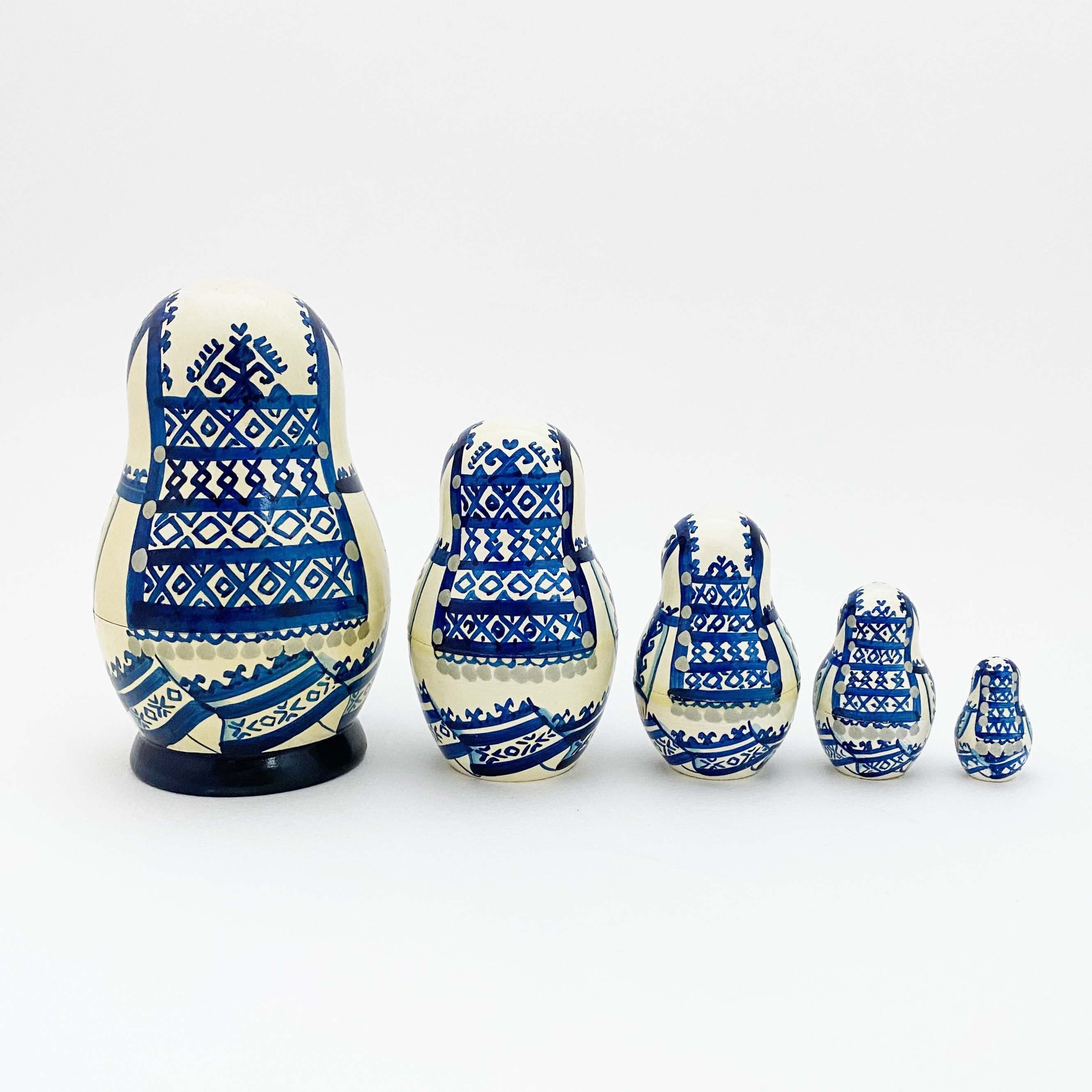 マリエル共和国マトリョーシカ(青12cm / 5個組)