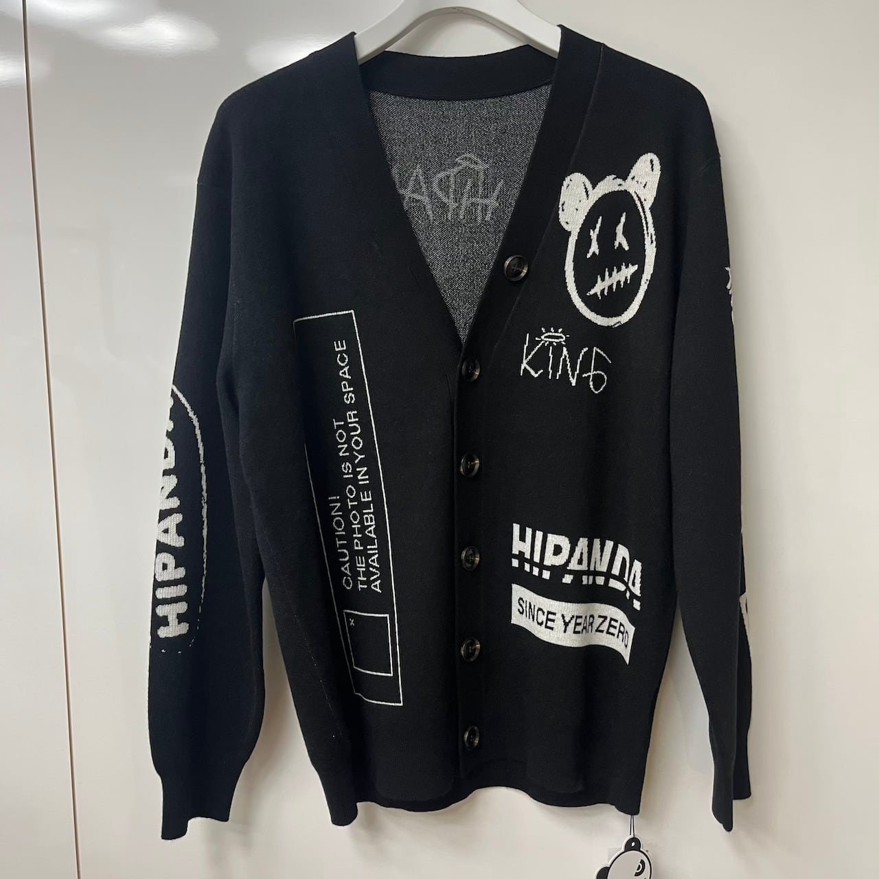 HIPANDA ハイパンダ】男女兼用 ニットカーディガン UNISEX KNIT