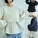 ANJIL☆2025春レディース服 オフィス優雅でプリーツ裾長袖パーカートップス