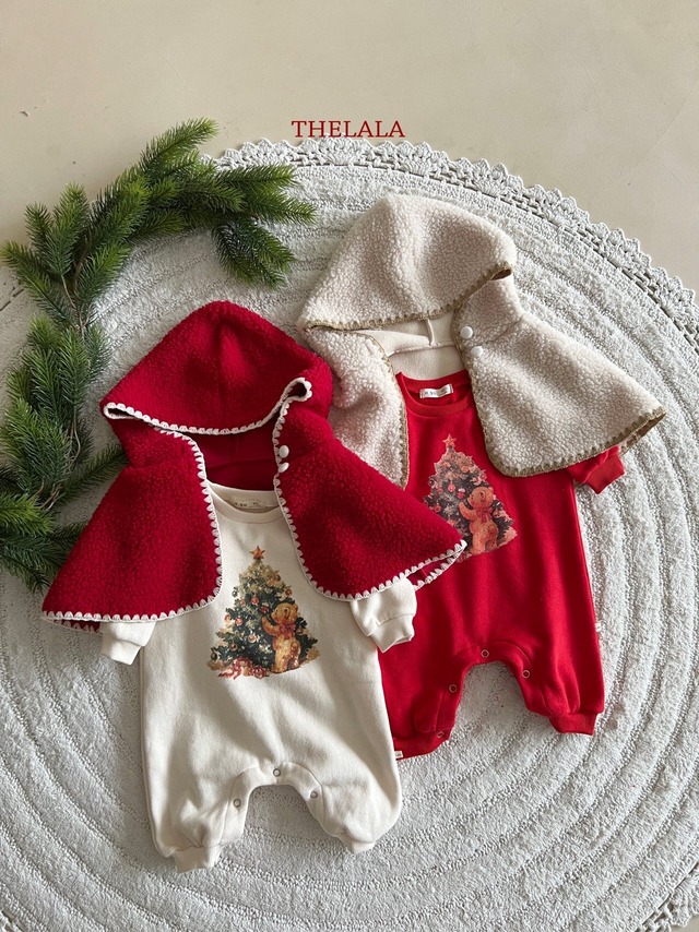 [即納S]≪thelala≫tree bear suit (baby)6 ivory