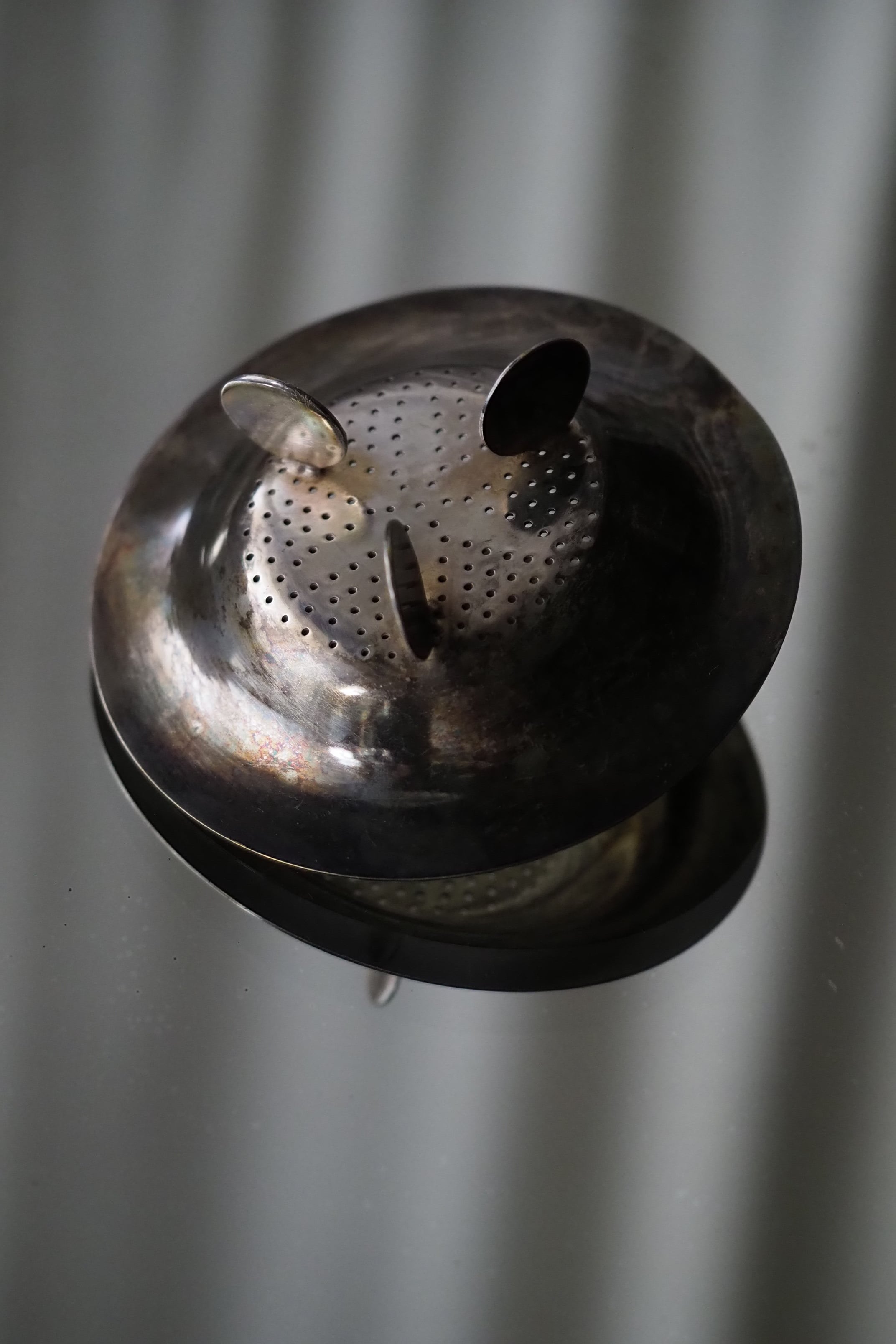 スタンド型ティーストレーナー-vintage tea strainer | アンティーク