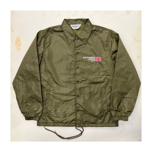 ACE CLASSICS LONDON meets Lynx / Collaboration Olive Nylon Coach Jacket