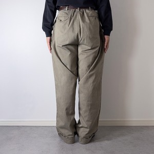 90s Polo by Ralph Lauren herringbone cotton TROUSERS W38L31 古着
