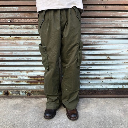 80s イタリア軍 実物 コンバットパンツ Italy army ヴィンテージ バイカー フランス軍 ミリタリー 70s 空軍 トラウザー ビッグサイズ 96cm