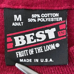 【FRUIT OF THE LOOM】90s USA製 アコギ アコースティック ギター プリントTシャツ アメリカ古着