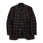 70s Kent ケント VAN JAC ヴァンヂャケット 総柄 段返3B テーラードジャケット 170-90-79 /ビンテージ