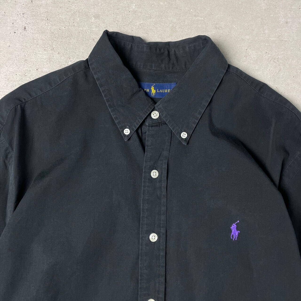 Ralph Lauren ラルフローレン 長袖 ボタンダウンシャツ メンズXL 古着