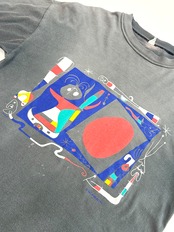 90s Joan Miró "FEMME AU MIROIR" Art Tee Size L程