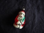 W.GERMANY Vintage Christmas glass ornament : Santa F