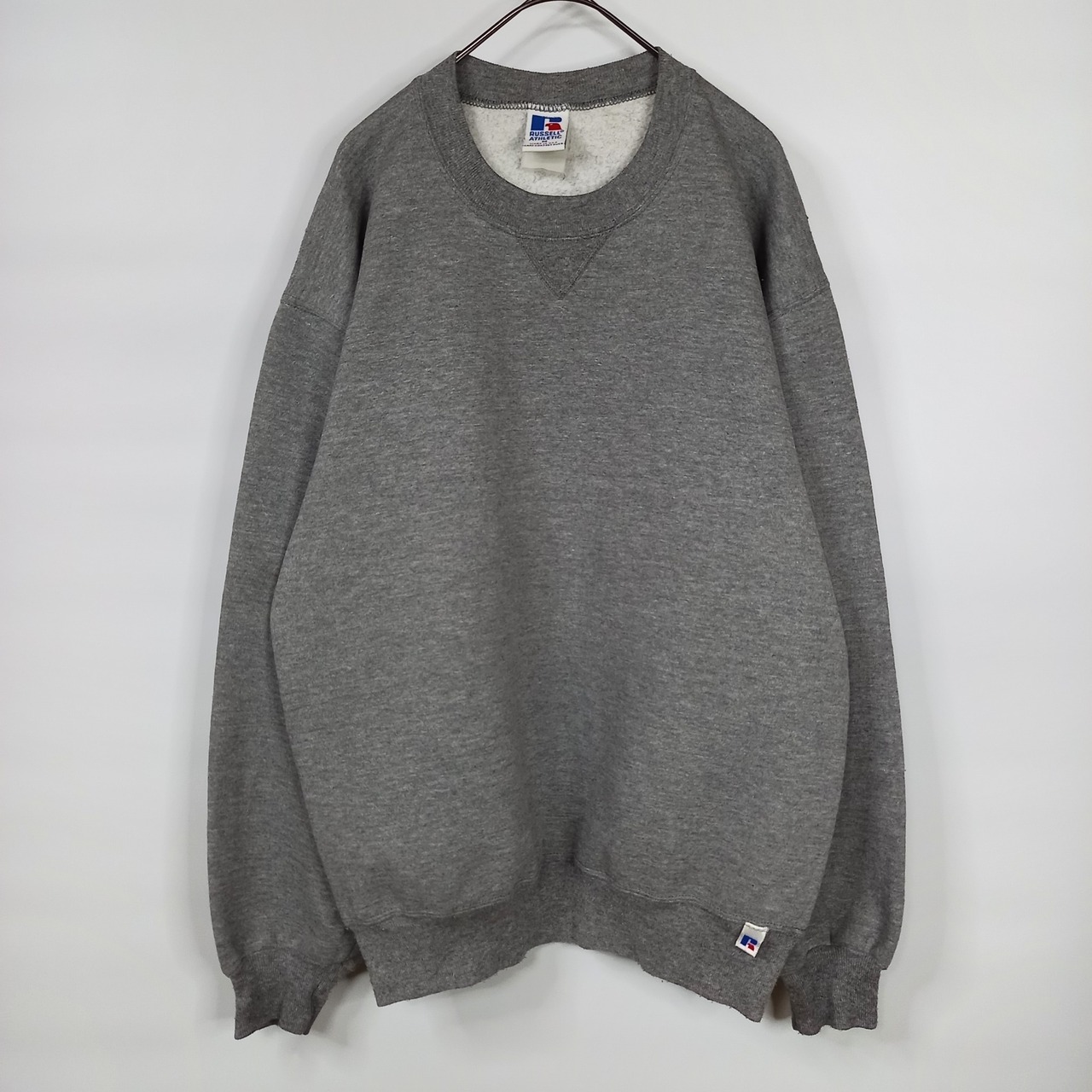 90s　アメリカ製　ラッセル　スウェット　トレーナー　裏起毛　無地　M
