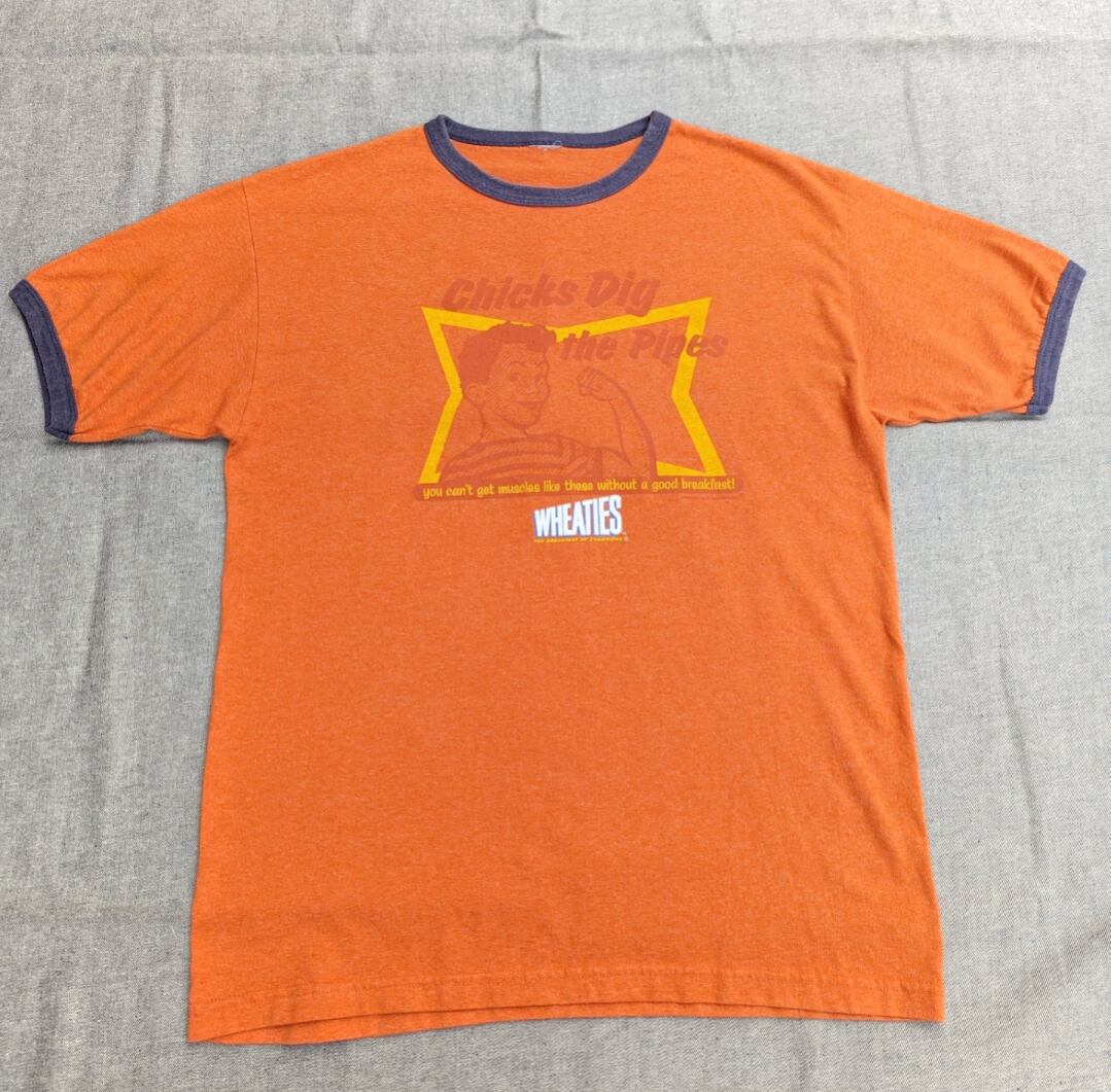 wheaties ringer print tee 小岩店