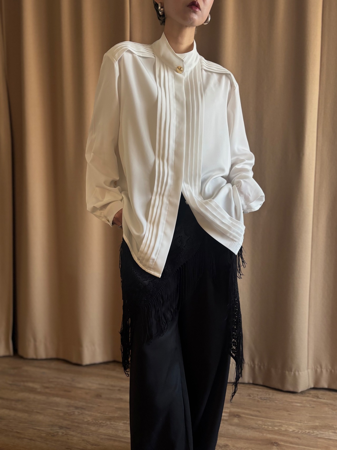 JASON ROBERTS classical white shirt-5112-1