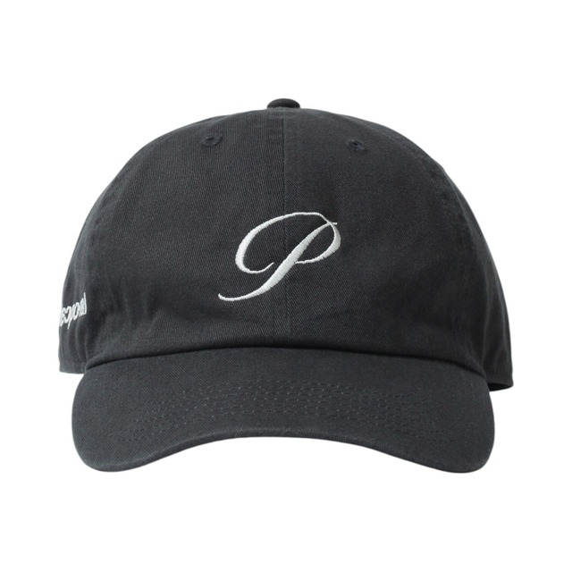 【Cabaret Poval】P Logo 6-Panel Cap(CHARCOAL)〈国内送料無料〉