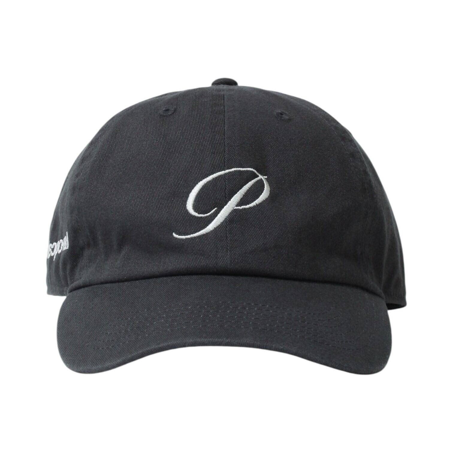 【Cabaret Poval】P Logo 6-Panel Cap(CHARCOAL)〈国内送料無料〉