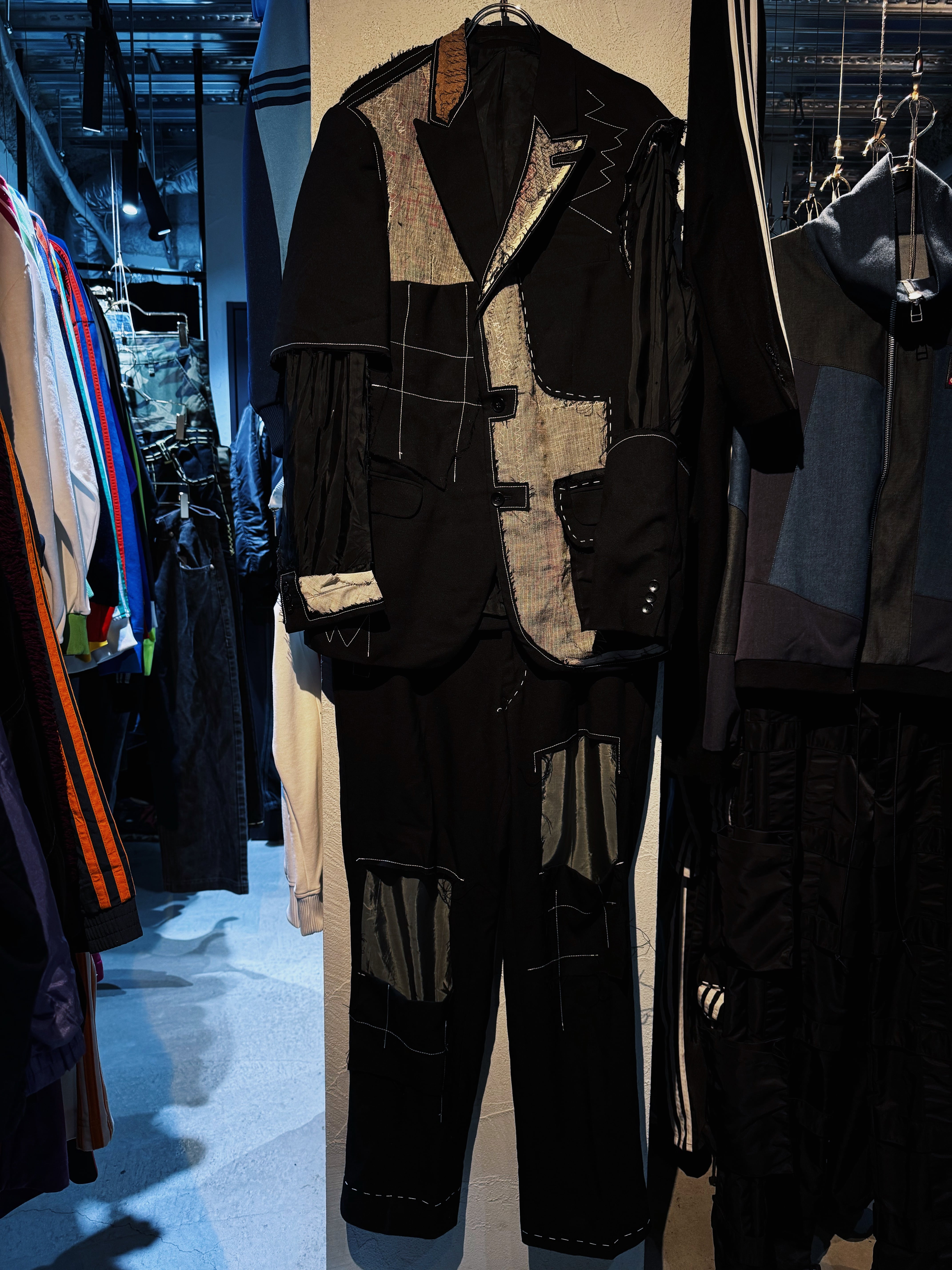 Special Re:make crush custom design vintage single breasted set up