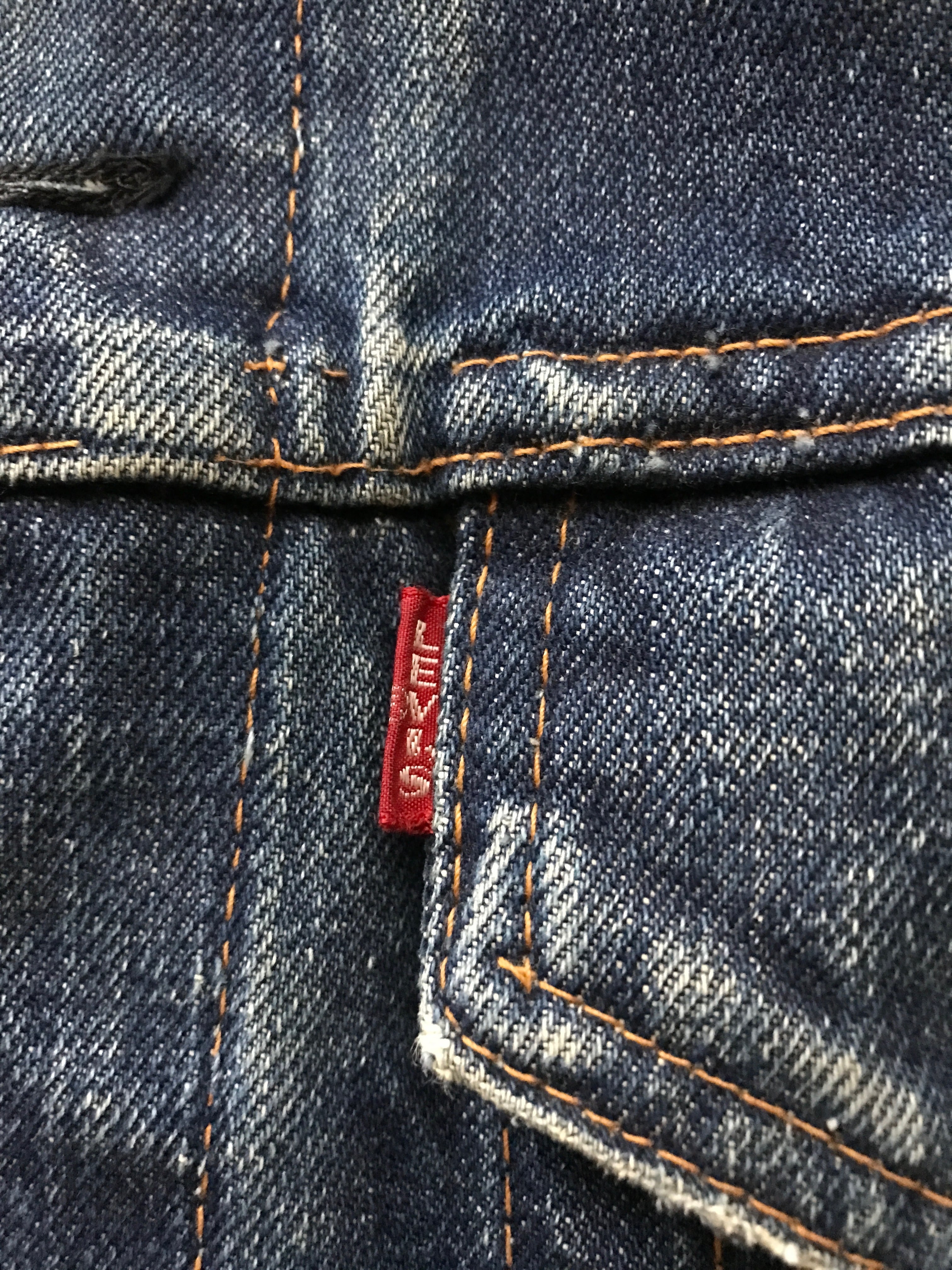 60's LEVI'S 70505 BIG-E デニムジャケット 実寸(38位)