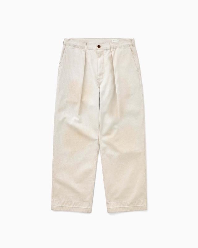 [Khakis] HBT Port Pant Ecru 正規品 韓国ブランド 韓国ファッション 韓国代行 カーキス 日本 店舗 (Khakis)