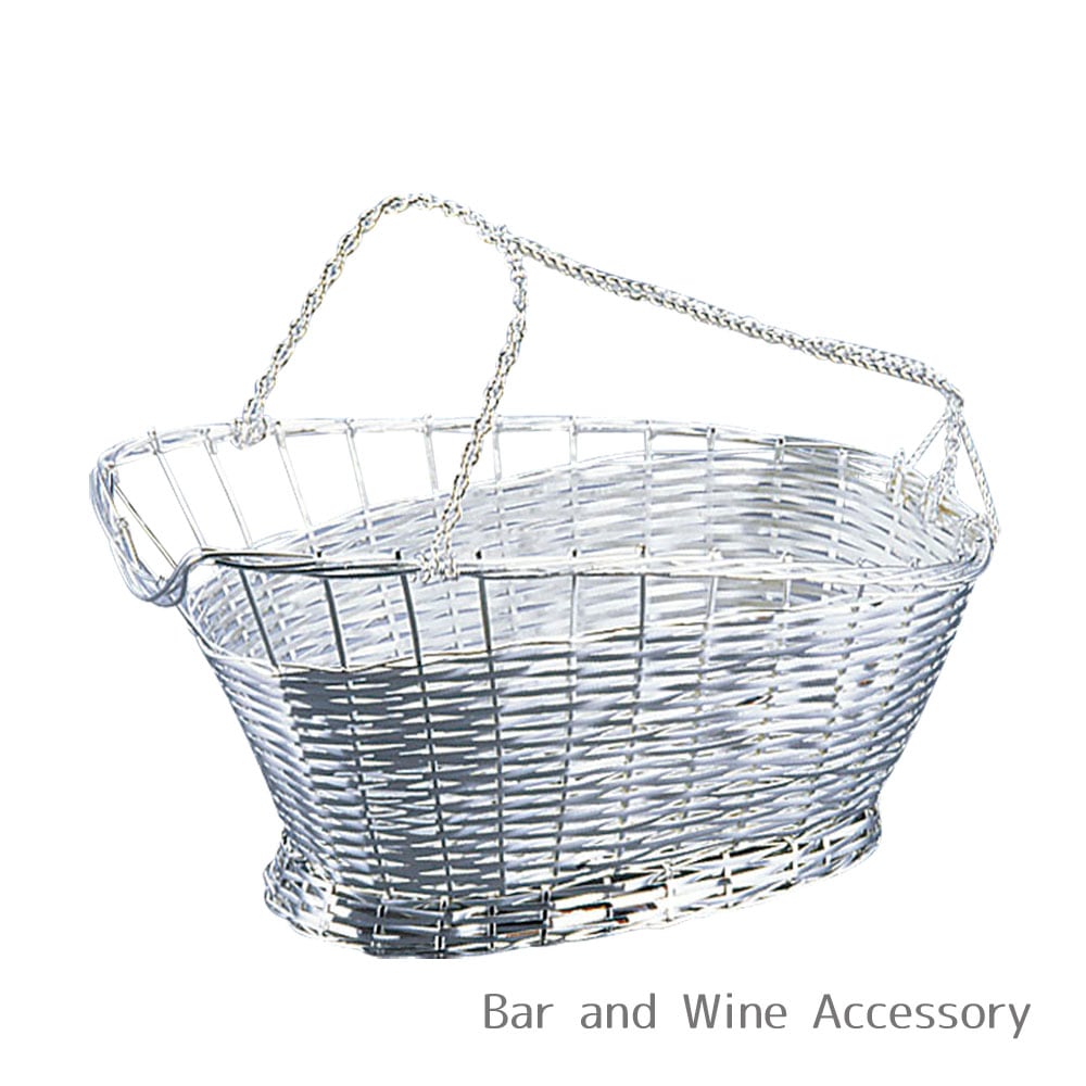 ワインバスケット パニエ シルバーメッキ SMZ1032 2307 | Bar and Wine Accessory powered by BASE