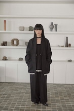 DU250501 linen like wide straight pants【T sizeあり】【Re Stock】【残り僅か】